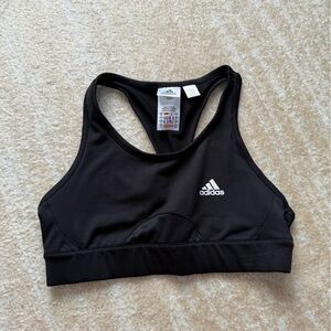 Adidas Women's Black Racerback Sports Bra